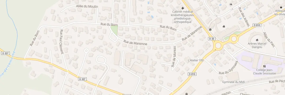 Plan du 17 Rue de Maremne à Saint-Vincent-de-Tyrosse