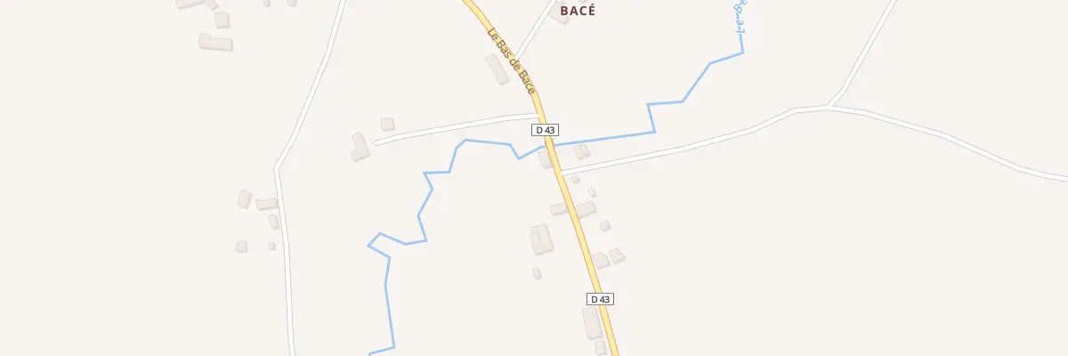 Plan du 5 Le Bas Bace à Saint-Aubin-de-Terregatte