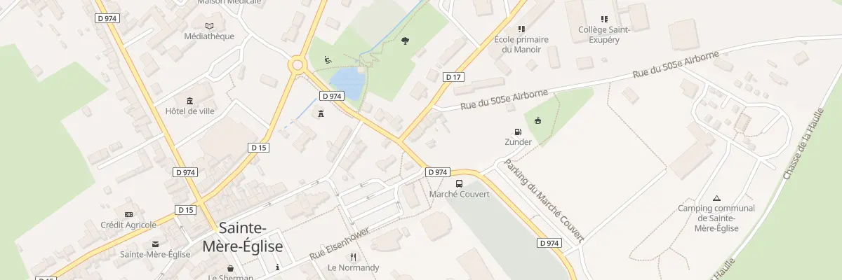 Plan du 6 Rue des Clarons à Sainte-Mère-Église