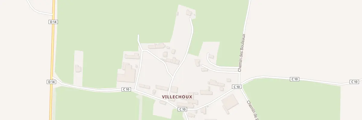 Plan du 31 Villechoux à Grand-Auverné