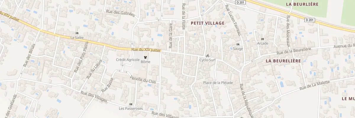 Plan du 25 Rue du Quatorze Juillet à Sainte-Marie-de-Ré