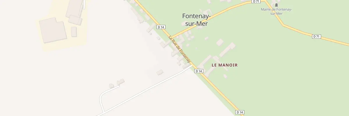 Plan du 5 La Rue de Fontenay à Fontenay-sur-Mer