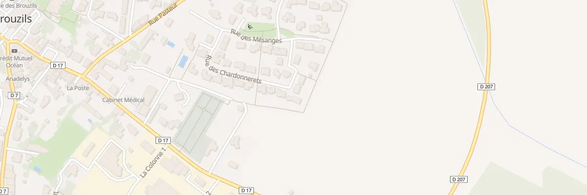 Plan du 10 Rue des chardonnerets aux Brouzils