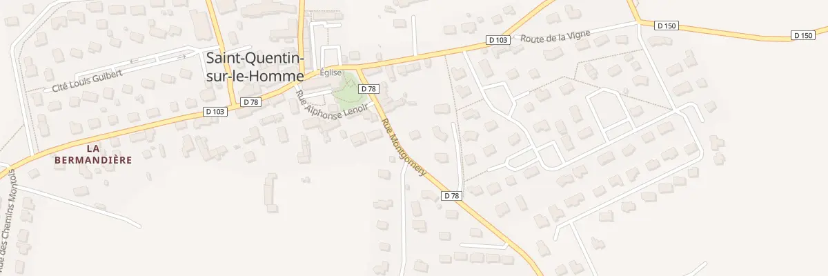 Plan du 9 Rue Montgomery à Saint-Quentin-sur-le-Homme