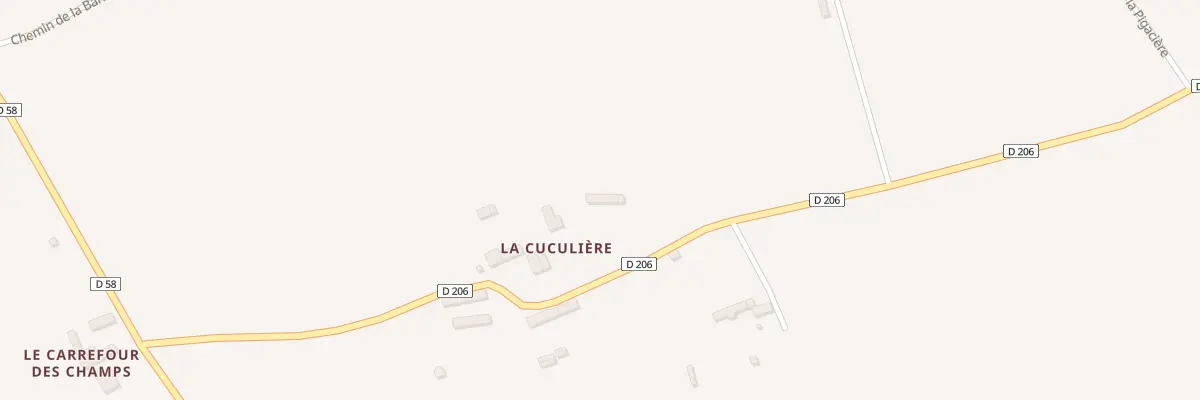 Plan du 33 La Cuculiere à Roncey