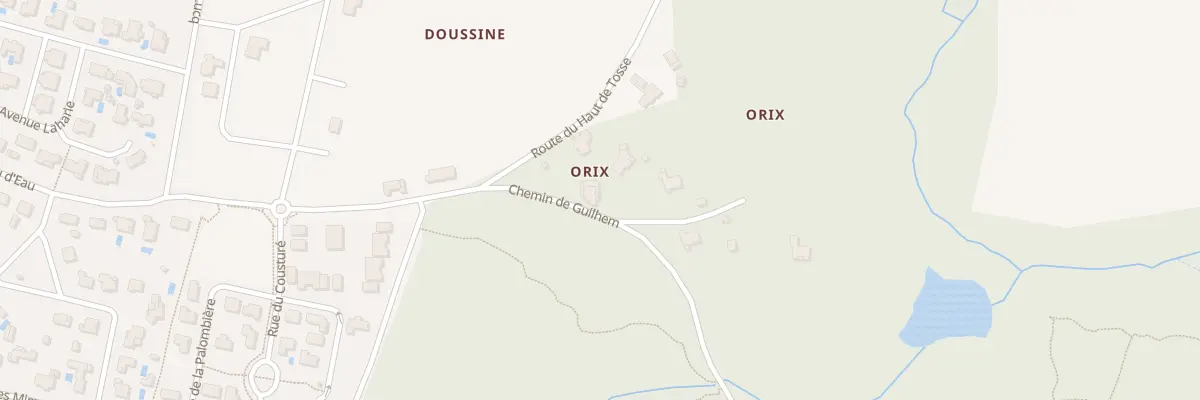 Plan du 100 Che de Guilhem à Tosse