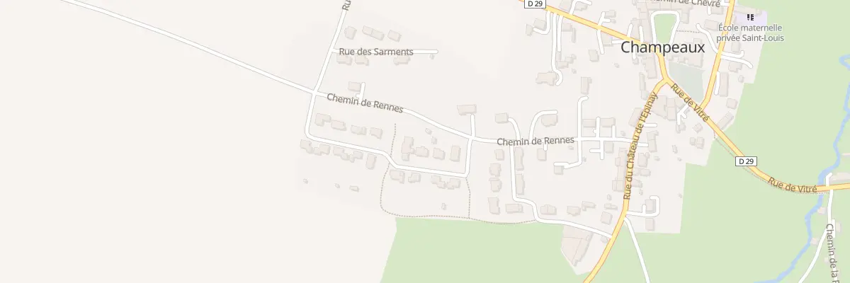Plan du 6 Rue du Soleil Levant à Champeaux