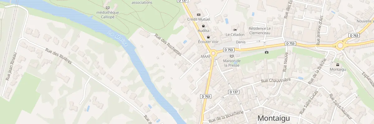 Plan du 3 Rue des rochettes à Montaigu-Vendée