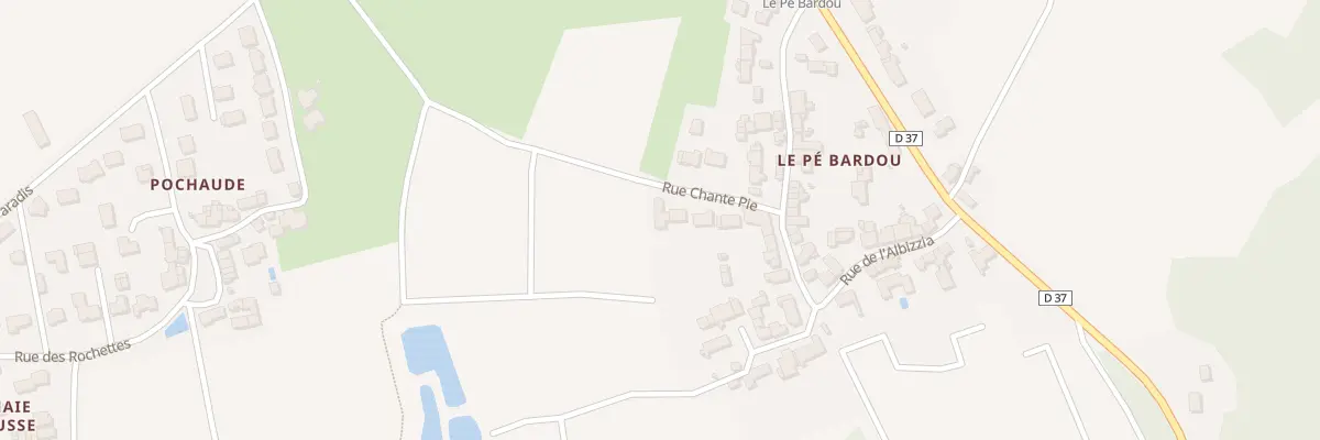 Plan du 84 Rue chante pie au Loroux-Bottereau