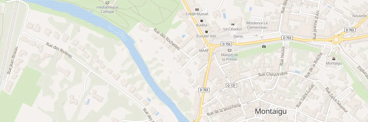 Plan du 1T Rue des rochettes à Montaigu-Vendée