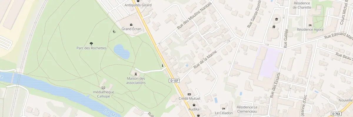 Plan du 40 Av Villebois Mareuil à Montaigu-Vendée