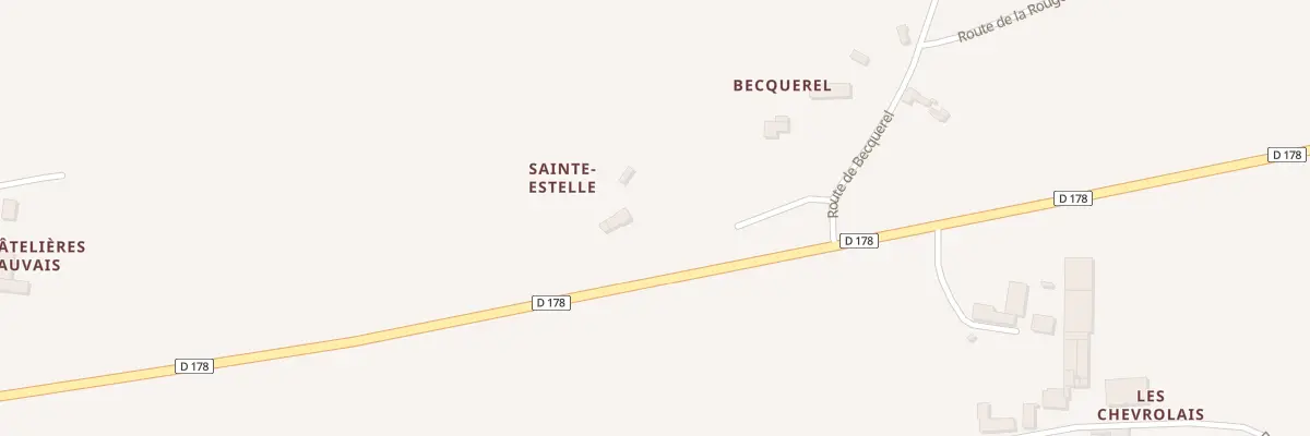 Plan du 1 Rte de Becquerel à Martigné-Ferchaud