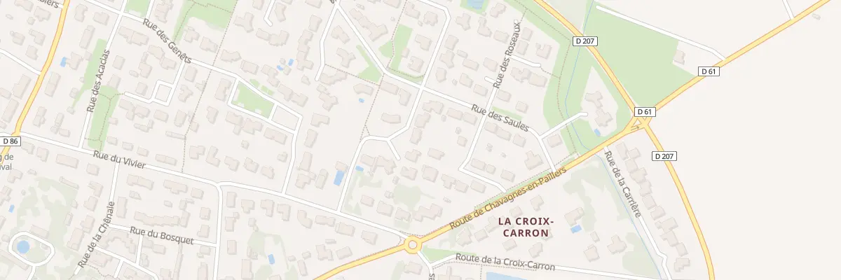 Plan du 9 Rue du jardin aux Brouzils