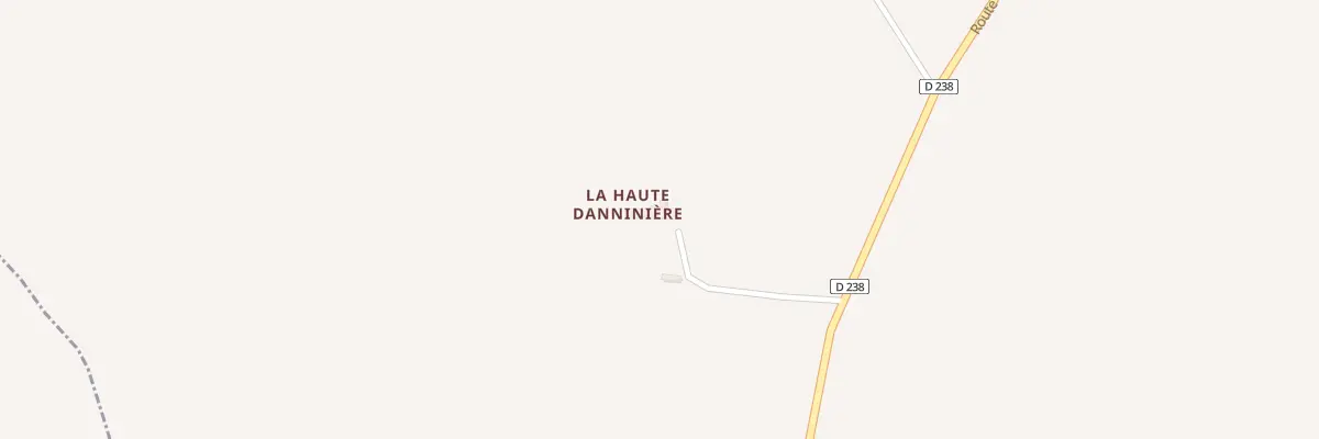 Plan du 8 La Haute Danninière au Mesnil-Garnier
