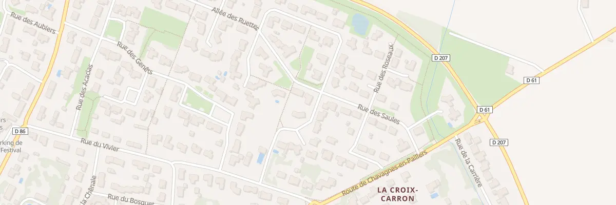 Plan du 6 Rue du jardin aux Brouzils