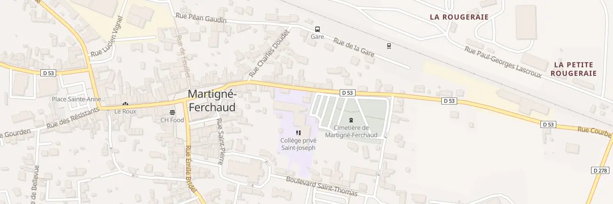 Plan du 24B Rue Courbe à Martigné-Ferchaud