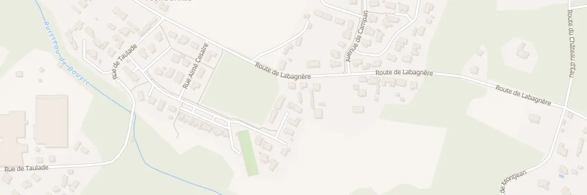 Plan du 230 Rte de Labagnère à Soustons
