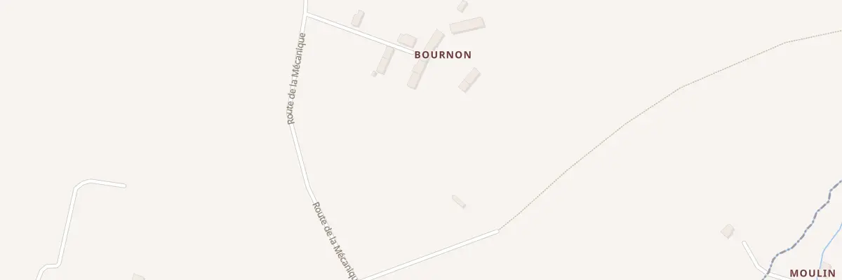 Plan du 1 Bournon à Feugères