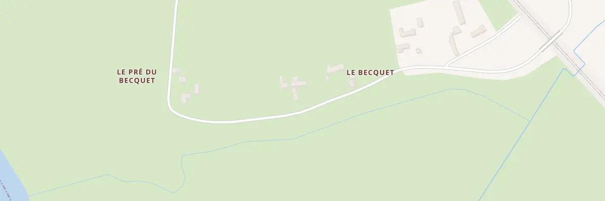 Plan du 11 Le Becquet à Liesville-sur-Douve