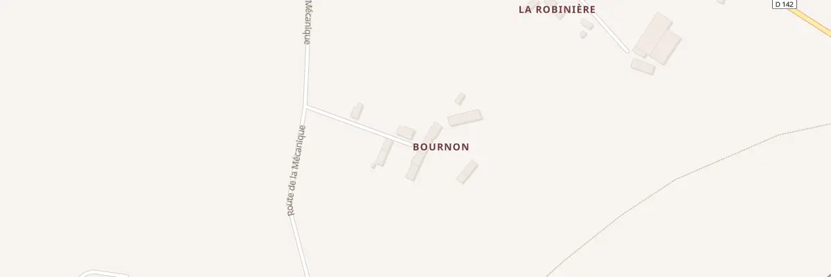 Plan du 2 Bournon à Feugères