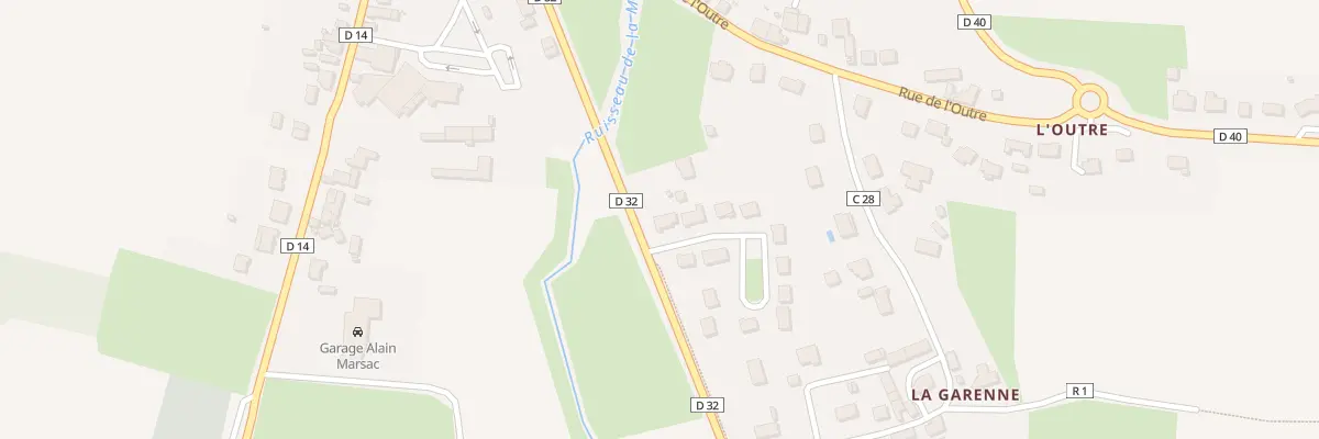 Plan du 1 Rue des Genets à Erbray