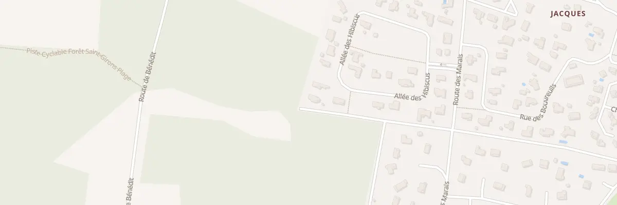 Plan du 344 All des Hibiscus à Vielle-Saint-Girons