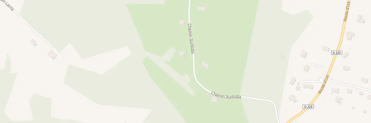 Plan du 345 Che Iturbidia à Briscous
