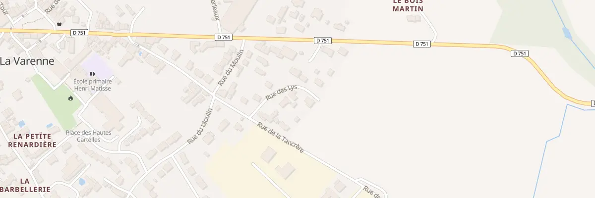 Plan du 1B Rue des Lys à Orée d’Anjou