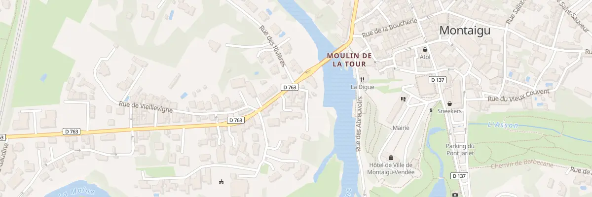 Plan du 5 Rue saint-nicolas à Montaigu-Vendée