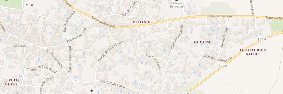 Plan du 5 Rue de Bellevue à La Flotte