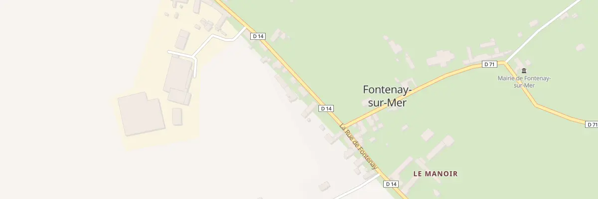 Plan du 15 La Rue de Fontenay à Fontenay-sur-Mer