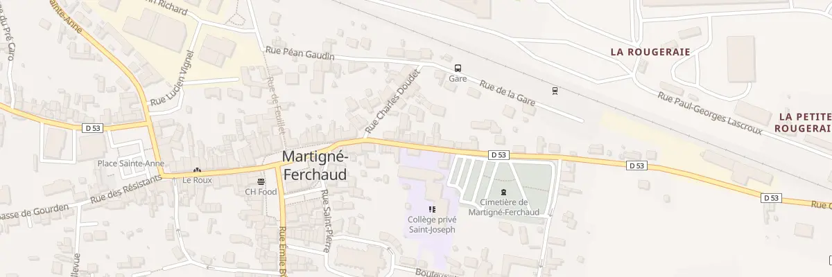 Plan du 19 Rue Courbe à Martigné-Ferchaud