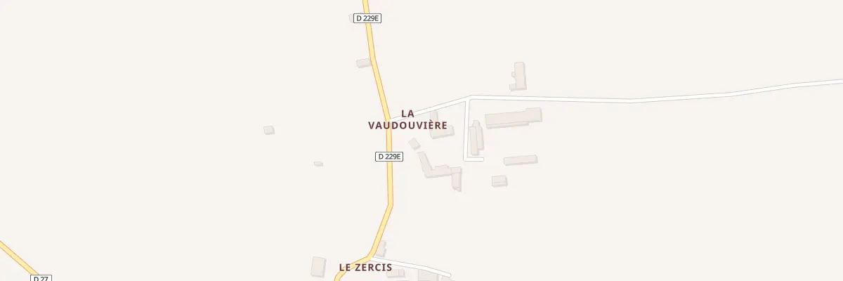 Plan du 2 La Vaudouviere à Montpinchon