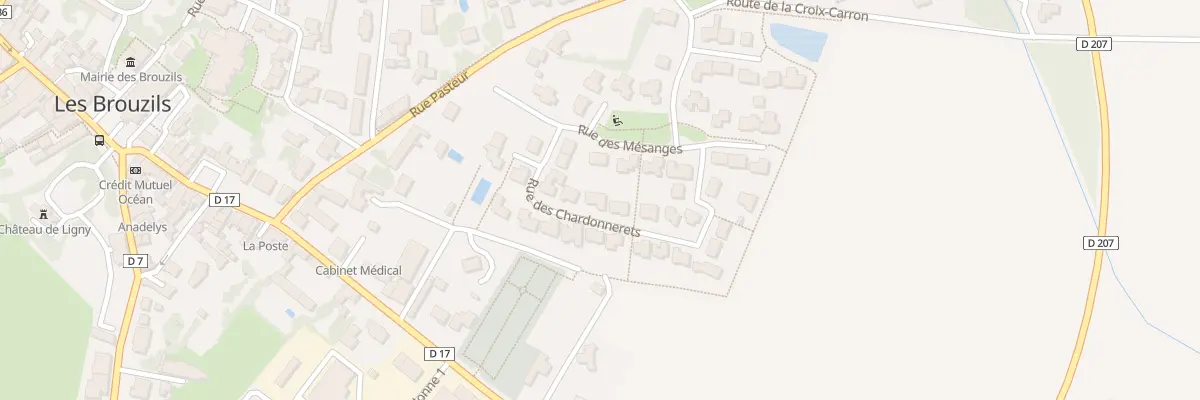 Plan du 13 Rue des chardonnerets aux Brouzils