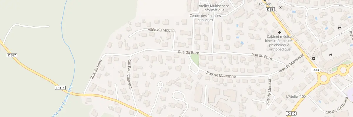 Plan du 21 Rue du Born à Saint-Vincent-de-Tyrosse
