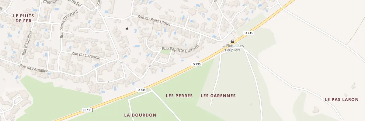 Plan du 20 Rue Baptiste Bernard à La Flotte