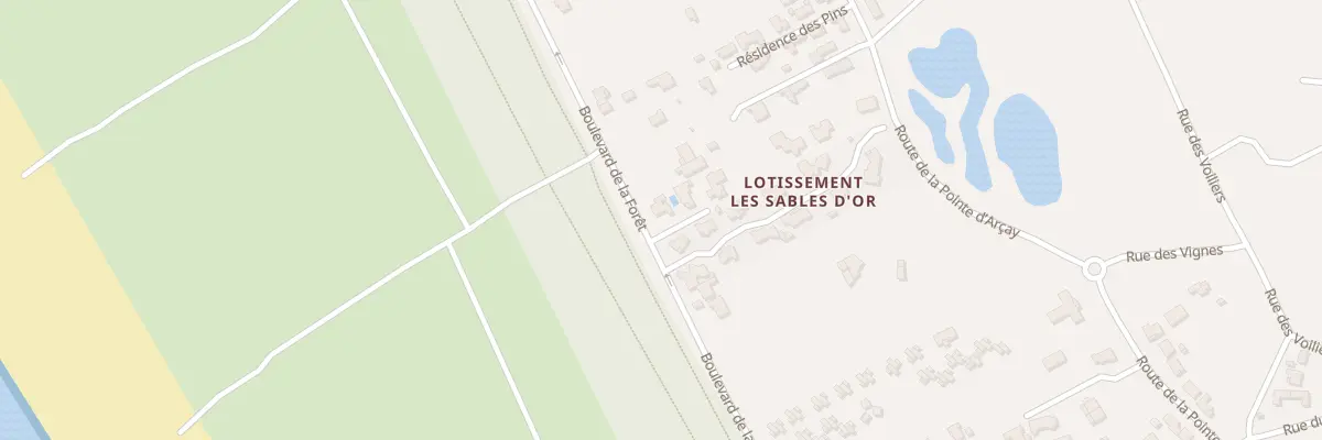 Plan du 157 Bd de la Forêt à L’Aiguillon-la-Presqu’île