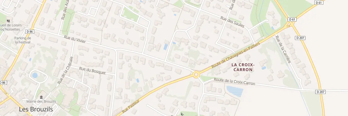 Plan du 8B Rue du bocage aux Brouzils