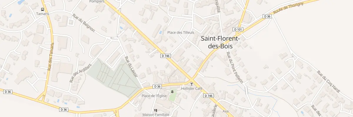Plan du 14 Rue georges clemenceau à Rives de l’Yon