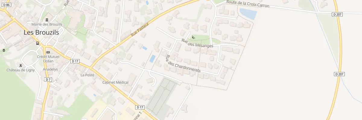 Plan du 15 Rue des chardonnerets aux Brouzils