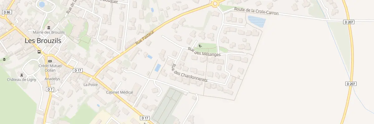 Plan du 21 Rue des chardonnerets aux Brouzils
