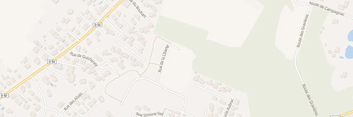 Plan du 1 Rue de la Liberté à Soustons