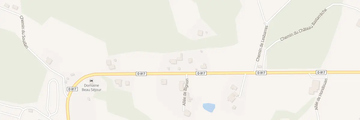 Plan du 2091 Rte Nationale 117 à Biaudos