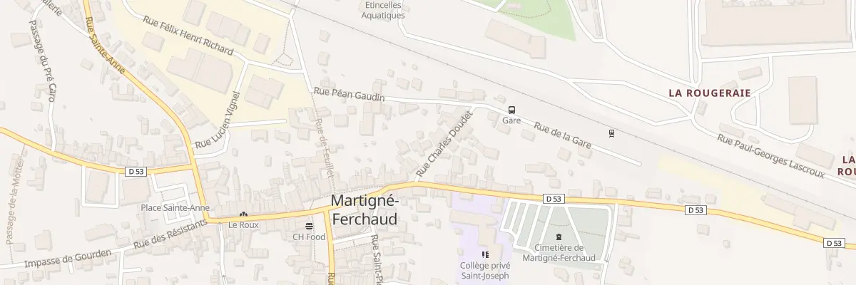 Plan du 7 Rue Charles Doudet à Martigné-Ferchaud