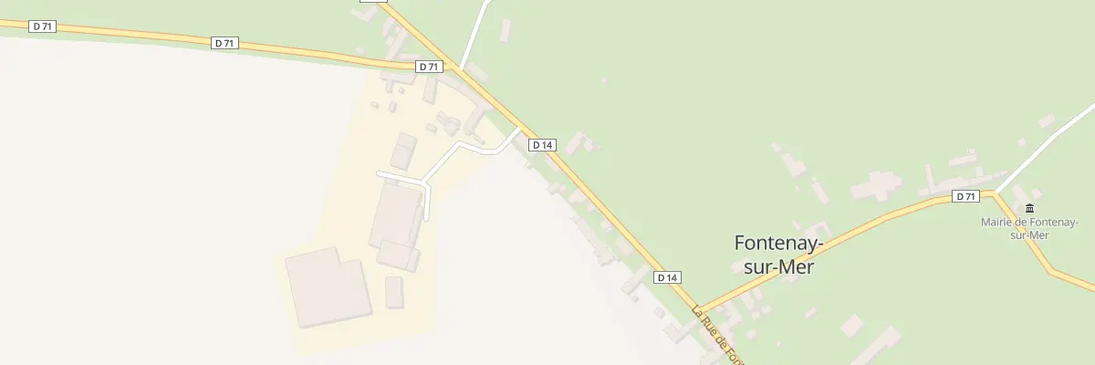 Plan du 23 La Rue de Fontenay à Fontenay-sur-Mer