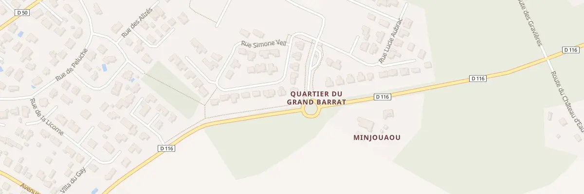 Plan du 28 Rue Simone Veil à Soustons