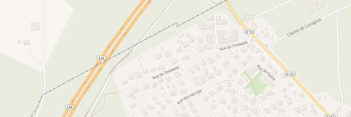 Plan du 6 Rue de Tirebeste à Saint-Vincent-de-Tyrosse