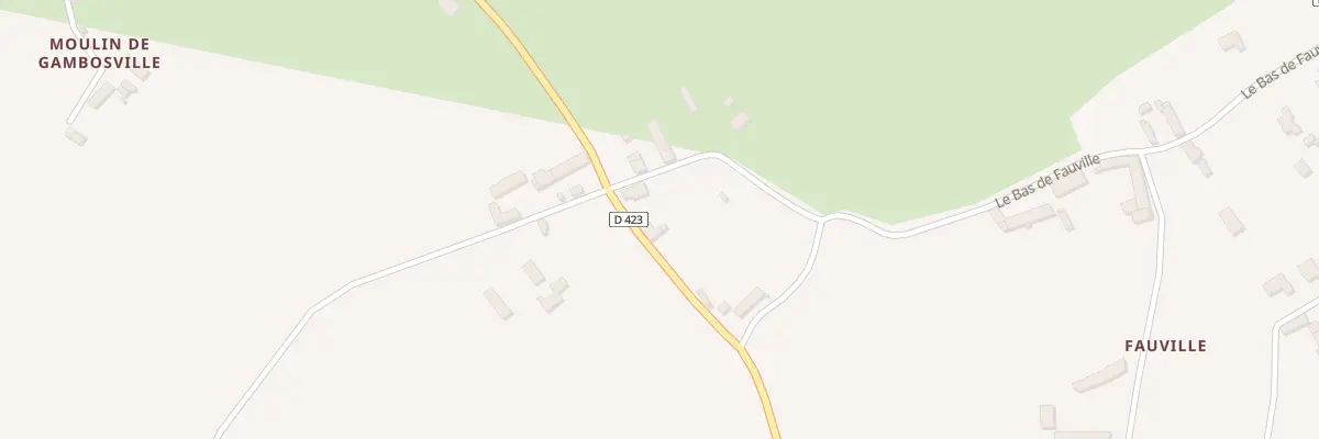Plan du 11 Vge de la Coquerie à Sainte-Mère-Église