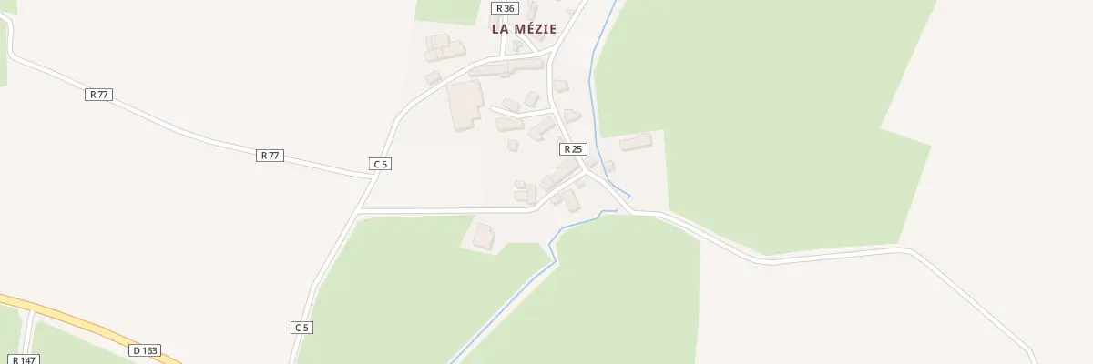Plan du 23 La Mézie à Erbray