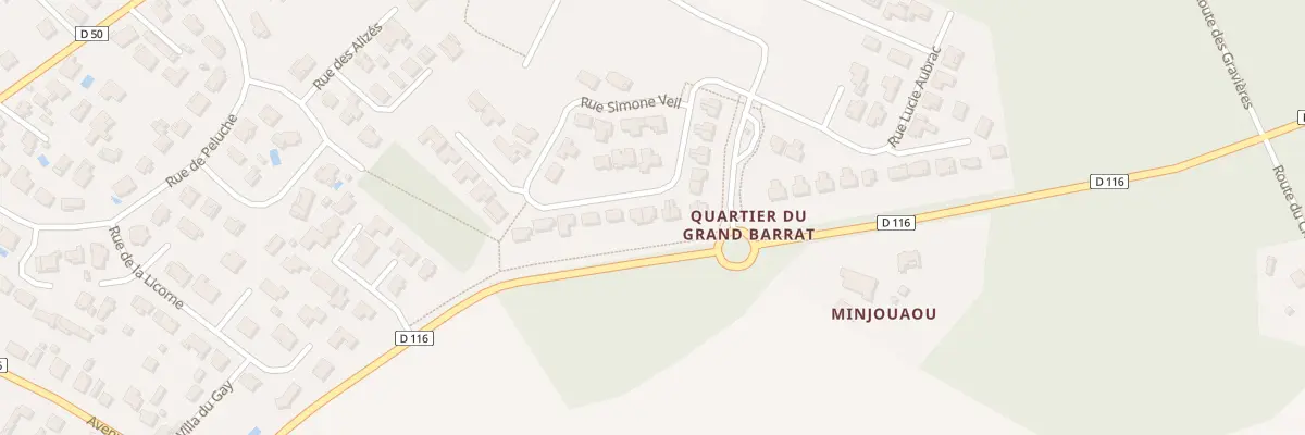 Plan du 22 Rue Simone Veil à Soustons